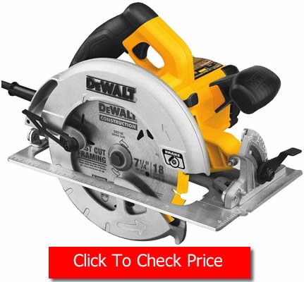 DEWALT 7 1 4 Inch Circular Saw with Electric Brake 15 Amp DWE575SB 1 The Best Corded Circular Saw - Top 5 Buys - One Big Surprise DEWALT 7-1-4-Inch Circular Saw with Electric Brake 15-Amp DWE575SB