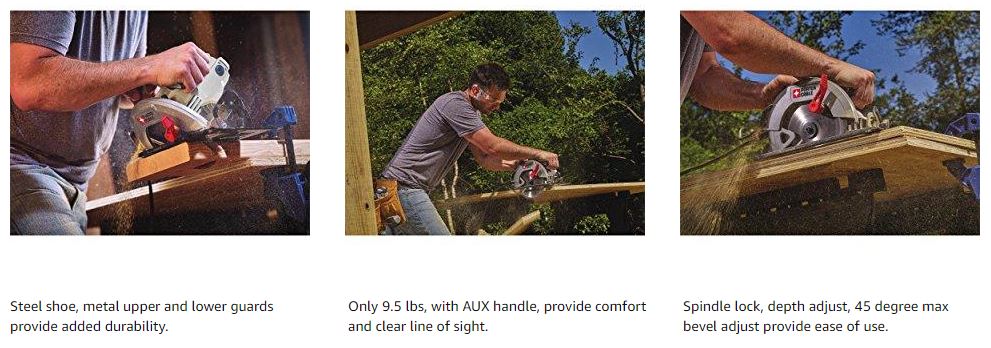 PORTER CABLE 7 1 4 Inch Circular Saw Heavy Duty Steel Shoe 15 Amp PCE300 The Best Corded Circular Saw - Top 5 Buys - One Big Surprise PORTER-CABLE 7-1-4-Inch Circular Saw, Heavy Duty Steel Shoe, 15-Amp PCE300