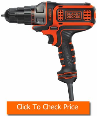 BLACKDECKER Electric Drill 3 8 Inch 4 Amp BDEDMT Best Corded Power Drill Reviews Top Buys In Every Category BLACK+DECKER Electric Drill 3-8-Inch 4-Amp BDEDMT