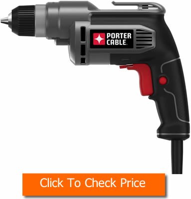 PORTER CABLE Corded Drill Variable Speed 6 Amp 3 8 Inch PC600D Best Corded Power Drill Reviews Top Buys In Every Category PORTER-CABLE Corded Drill, Variable Speed, 6-Amp, 3-8-Inch PC600D