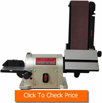 BUCKTOOL BD4801 4 in x 36 in bench belt disc sander with cast iron base The Best Edge Sander For Woodworking - 9 Top Models reviewed BUCKTOOL BD4801 4 in x 36 in bench belt disc sander with cast iron base