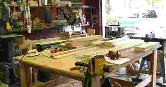 small woodworking shop