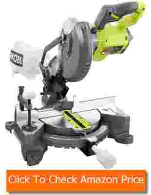 RYOBI 18-Volt ONE+ Cordless 7 1-4 in cordless compound miter saw
