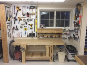 how to setup a small woodworking shop