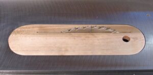 zero clearance table saw insert