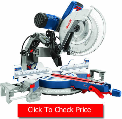 Bosch Power Tools GCM12SD - 15 Amp 12 Inch Corded Dual-Bevel Sliding Glide Miter Saw with 60 Tooth Saw Blade