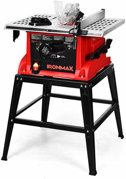 ironmax table saw with stand