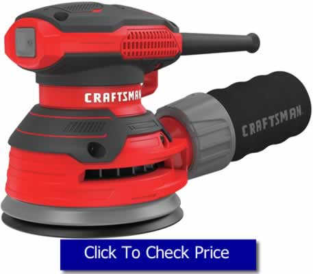 CRAFTSMAN CMEW231 Random Orbit Sander, 3-Amp, Corded