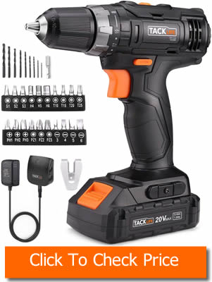 TACKLIFE PCD06B 20V MAX Cordless Drill - Driver