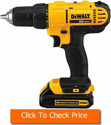 DEWALT DCD771C2 20V MAX Compact Cordless Drill - Driver Kit 1-2-Inch