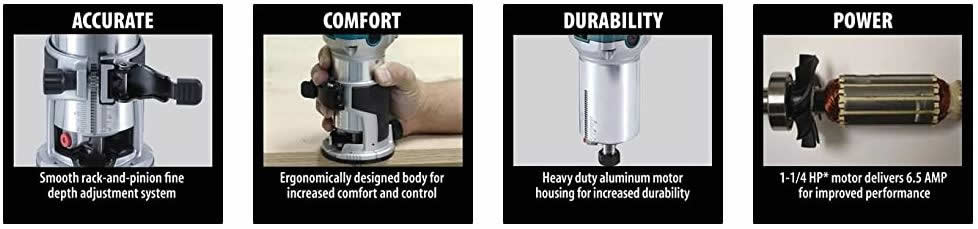 Makita RT0701C 1 1-4 HP Compact Router