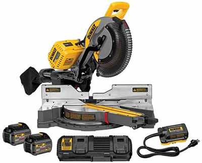 DEWALT DHS790AT2 FLEXVOLT 120V MAX 12-Inch Double Bevel Compound Sliding Miter Saw Kit