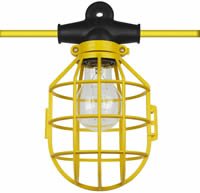 Sunlite EX50-14-2-SL 50-Feet Commercial-Grade 5 x Cage String Construction Lighting