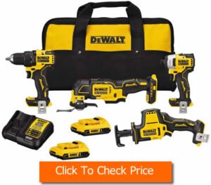 DeWalt ATOMIC DCK489D2 20V MAX BRUSHLESS CORDLESS 4-TOOL COMBO KIT