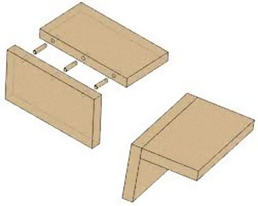 doweled butt joint