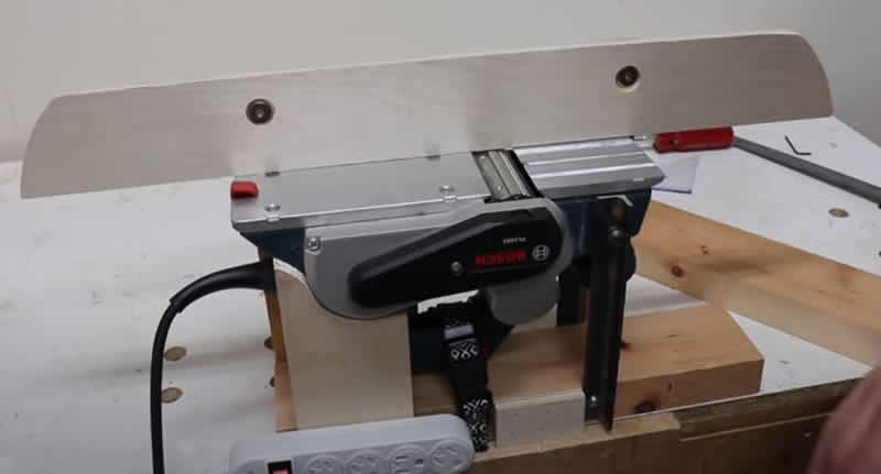 electric hand planer jointer jig