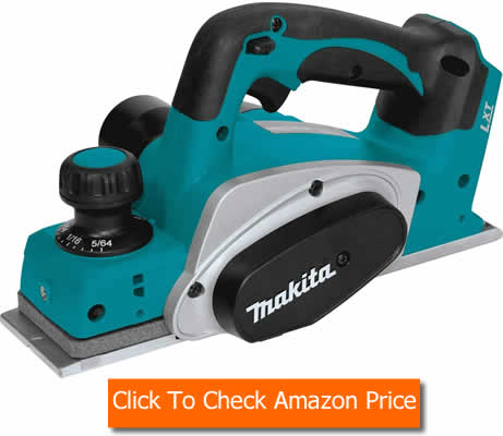 Makita XPK01Z 18V LXT Lithium Ion 3 1 4 Inch Cordless Planer Buy The Best Heavy Duty Cordless Planer - Top 6 Head To Head Makita XPK01Z 18V LXT Lithium-Ion 3-1-4 Inch Cordless Planer