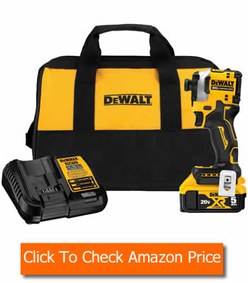 DeWalt ATOMIC DCF850P1 20V MAX 1-4 inch BRUSHLESS CORDLESS 3-SPEED IMPACT DRIVER KIT