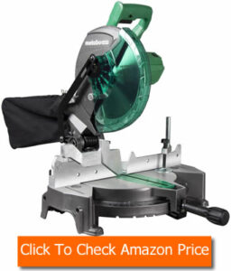 Metabo HPT C10FCGS 10 Inch Single Bevel Compound Miter Saw Best Budget Miter Saw 5 Affordable & Inexpensive Miter Saws Metabo HPT C10FCGS 10-Inch Single Bevel Compound Miter Saw