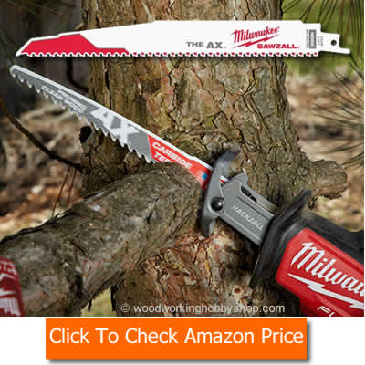 Milwaukee The Ax 9-Inch 5 TPI Reciprocating Saw Blades 48-00-5026 5-Pack