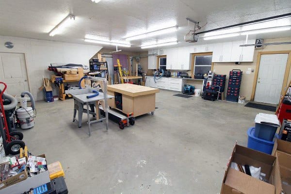 3 car garage workshop layout